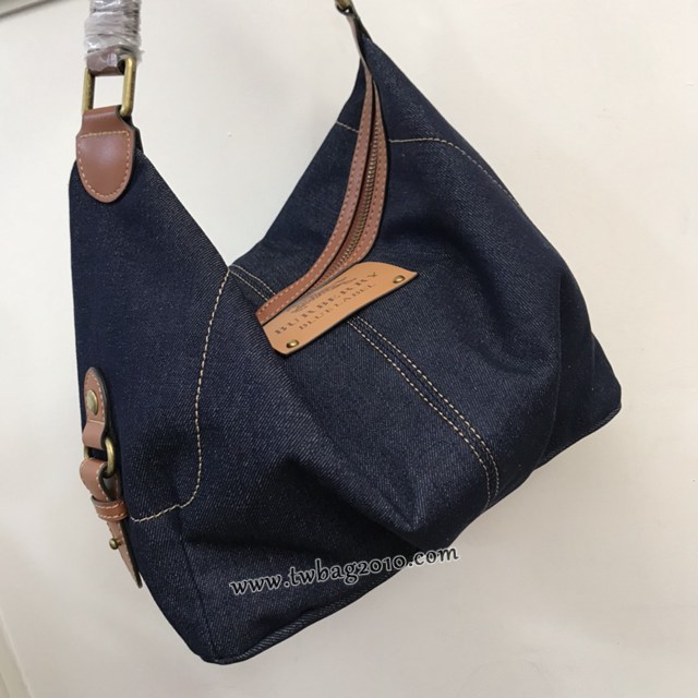 Burberry專門店新款中古腋下包 巴寶莉牛皮手腕肩背包 yxb1416